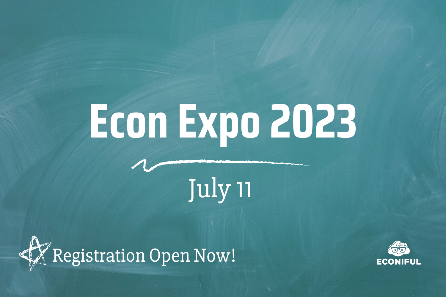 Graphic announcing Econ Expo 2023